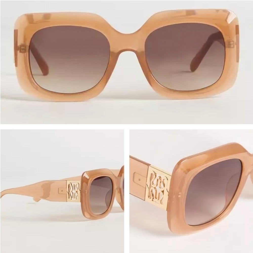 NEW Torrid Square Oversized Ombre-Lens Sunglasses - Mocha